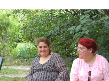 sophie et moi (avec me cheveux rouges lolllll)